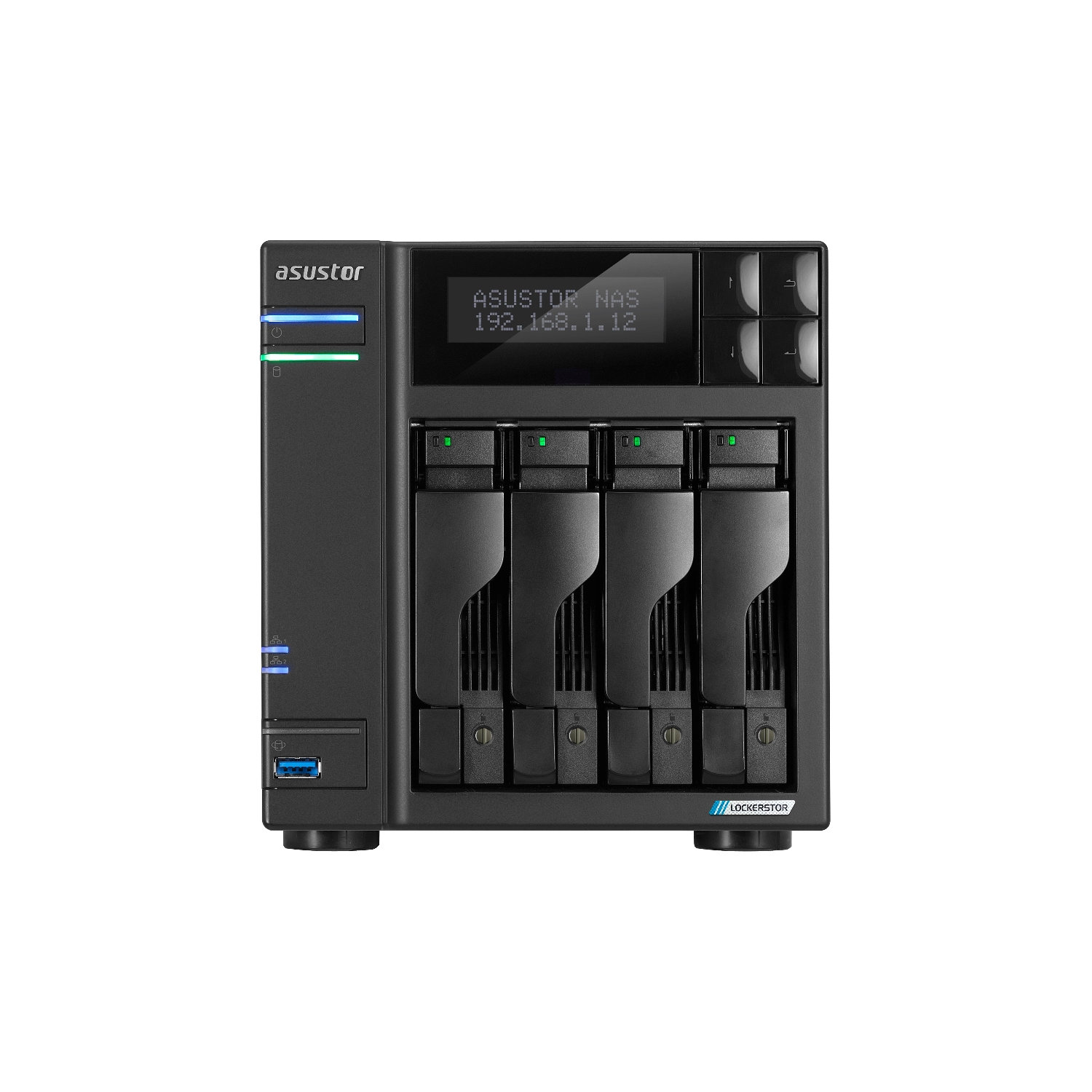Asustor NAS Tower Lockerstor 4 Gen 3 AS6804T 4X3.5/2.5