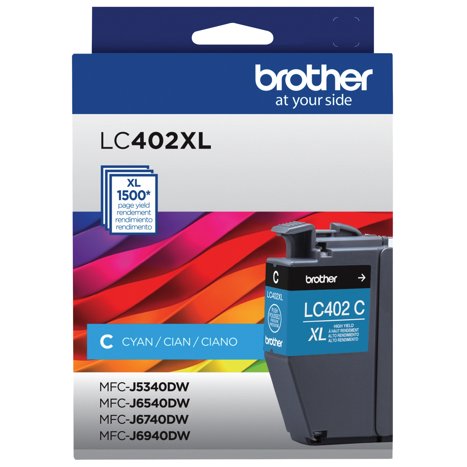 Cartucho de Tinta Brother LC402XLC Cian