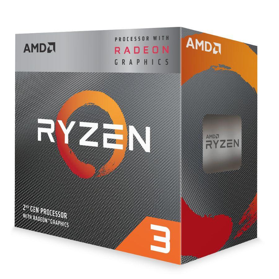 Microprocesador AMD Ryzen 3 3200G 4MB 3.60GHz Socket AM4 - 3ra Gen- Outlet