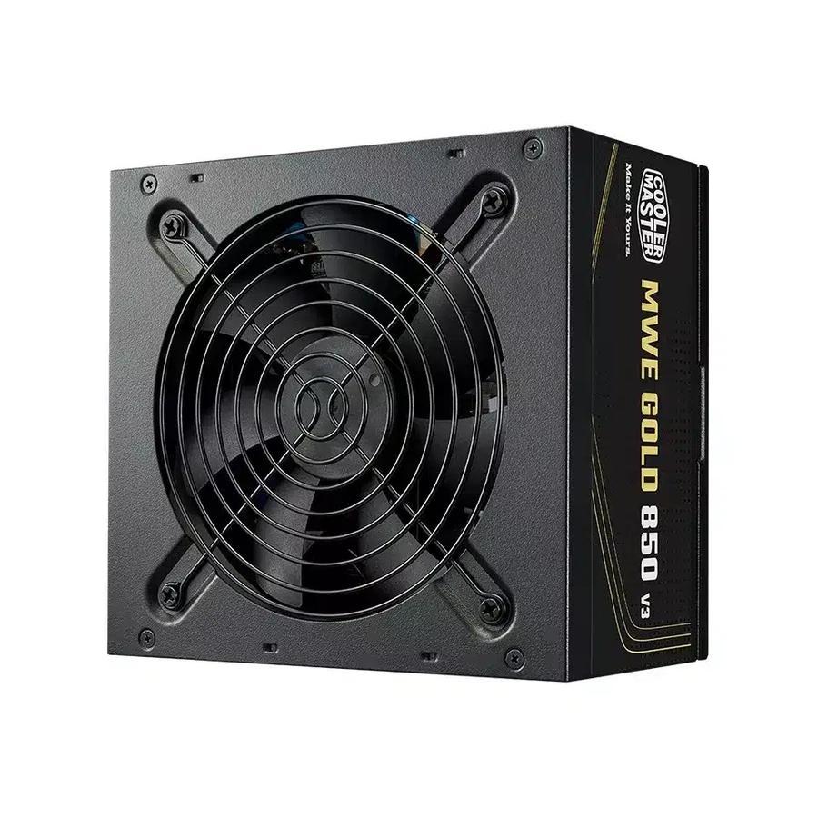 Fuente Cooler Master Mwe Gold 850w V3 80 Plus Gold Color Negro