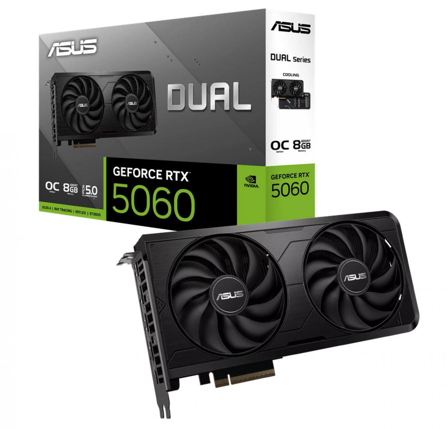 Placa De Video Asus Geforce Rtx 5060 8G Dual GDDR7 OC