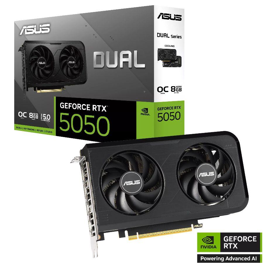 Placa De Video Asus Geforce Rtx 5050 8G Dual GDDR6 OC