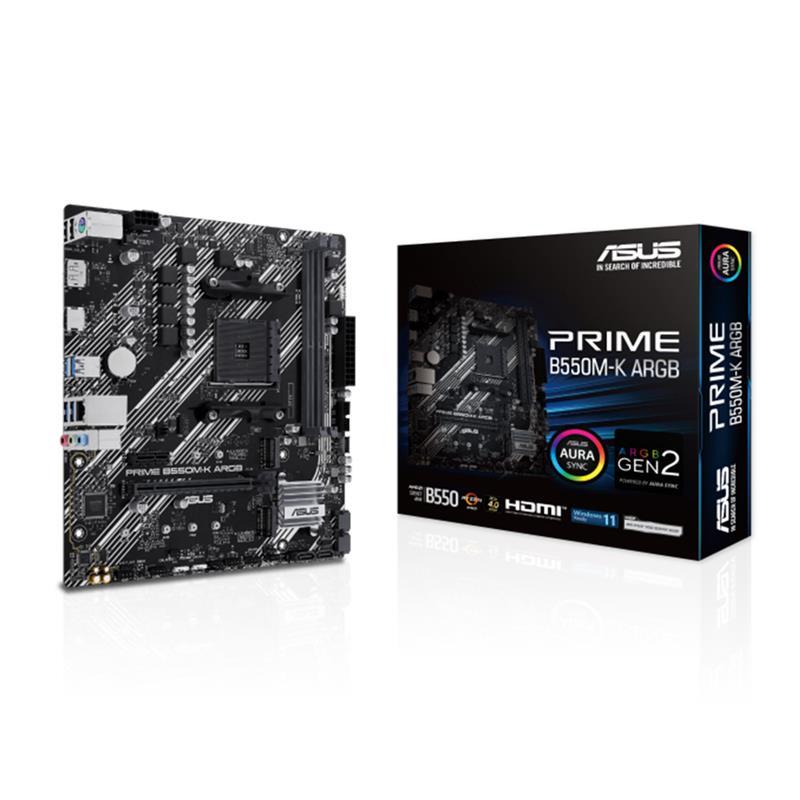 Mother Asus Prime B550M-K ARGB Socket AM4
