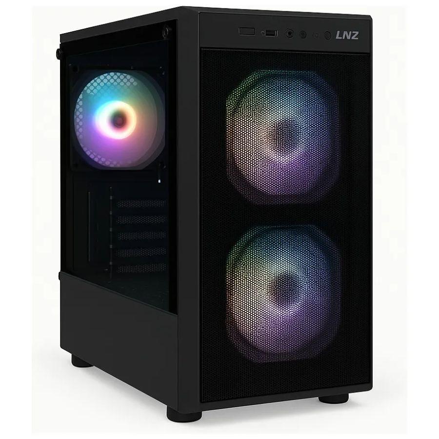Gabinete Gamer LNZ M11 Mesh 3 Coolers FRGB Vidrio Templado