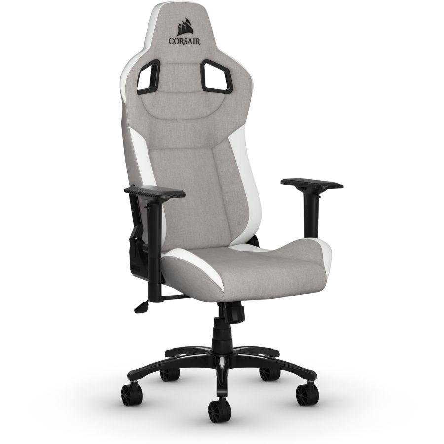 Silla Gamer Corsair T3 Rush Grey / White