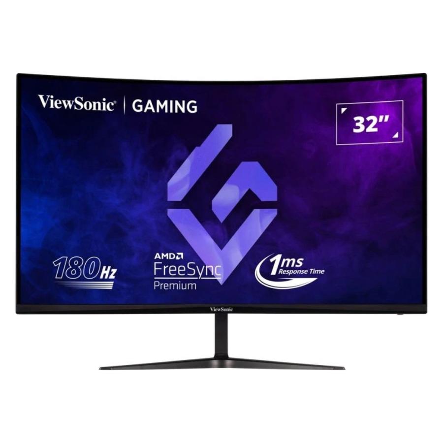 Monitor Gamer Curvo 32" ViewSonic VX3218C-2K QHD 1440p 180Hz 1ms FreeSync