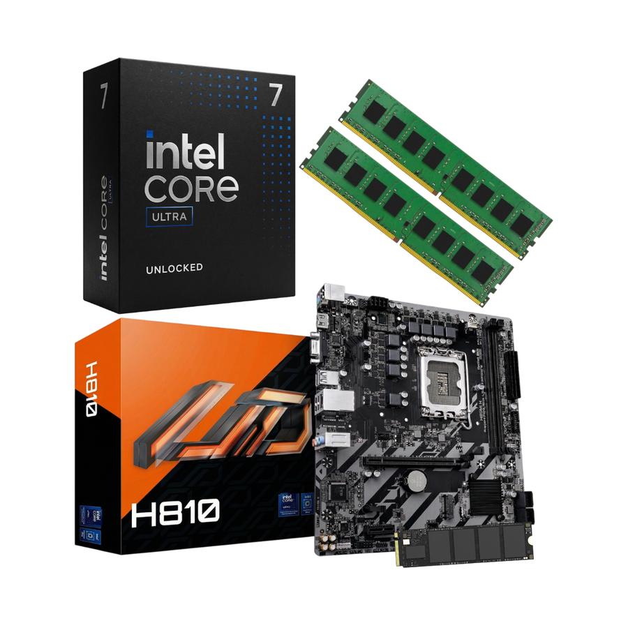 Combo Pc Ecovision Intel Ultra 7 265KF + 64 GB + 1 TB