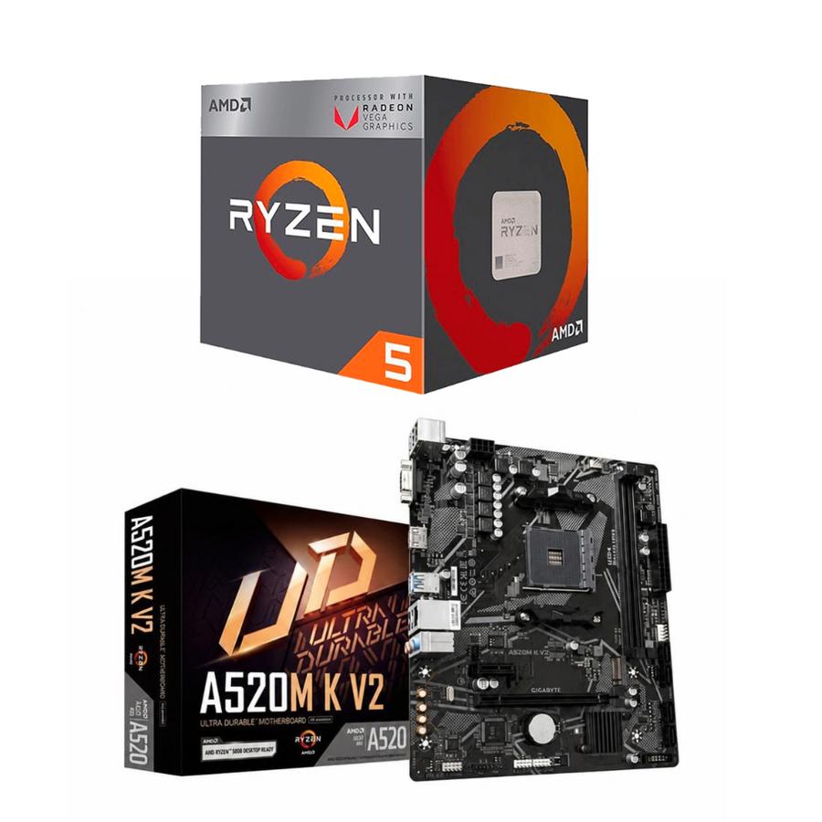 Combo Pc Ecovision Amd Ryzen 5 3400G + Mother