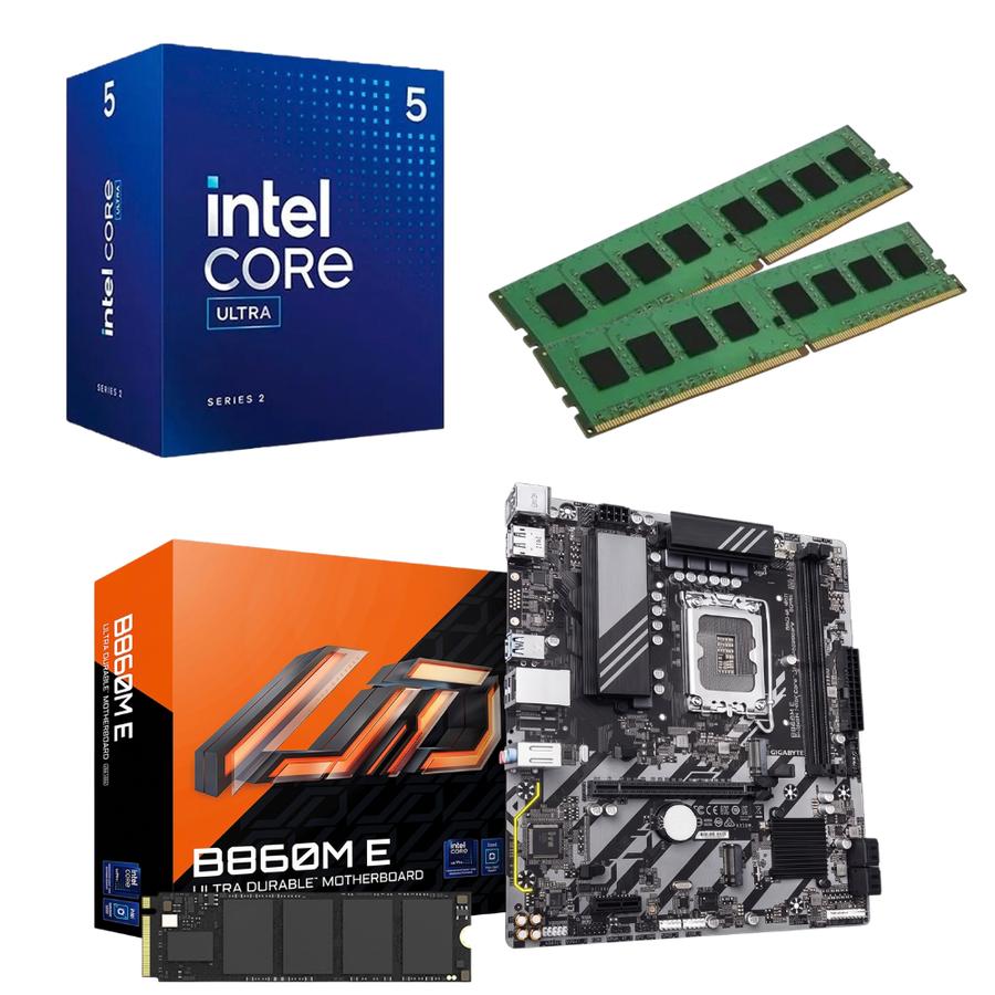 Combo Pc Ecovision Intel Core Ultra 5 225F + 16 GB + 1 TB