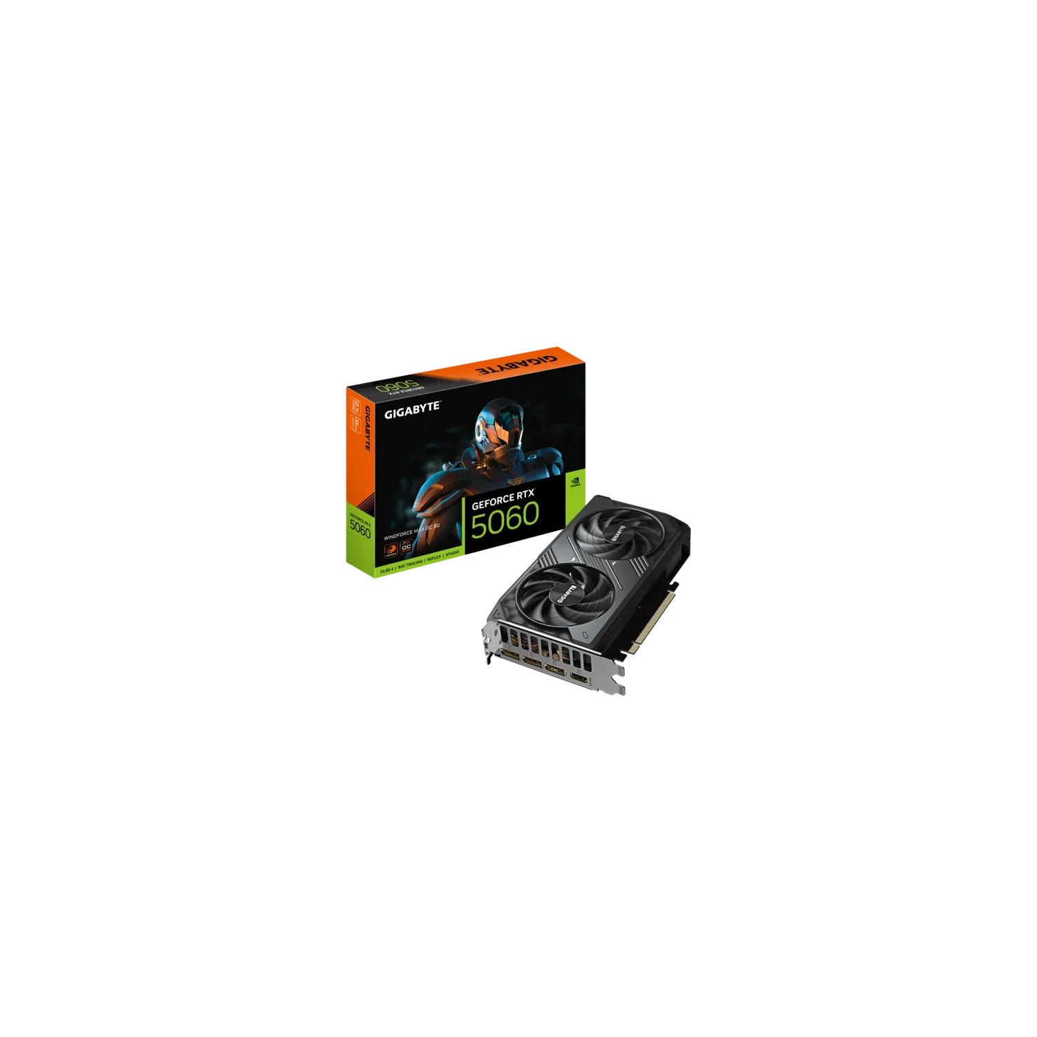 Placa de Video GIGABYTE NVIDIA GeForce RTX 5060 WINDFORCE MAX OC 8G