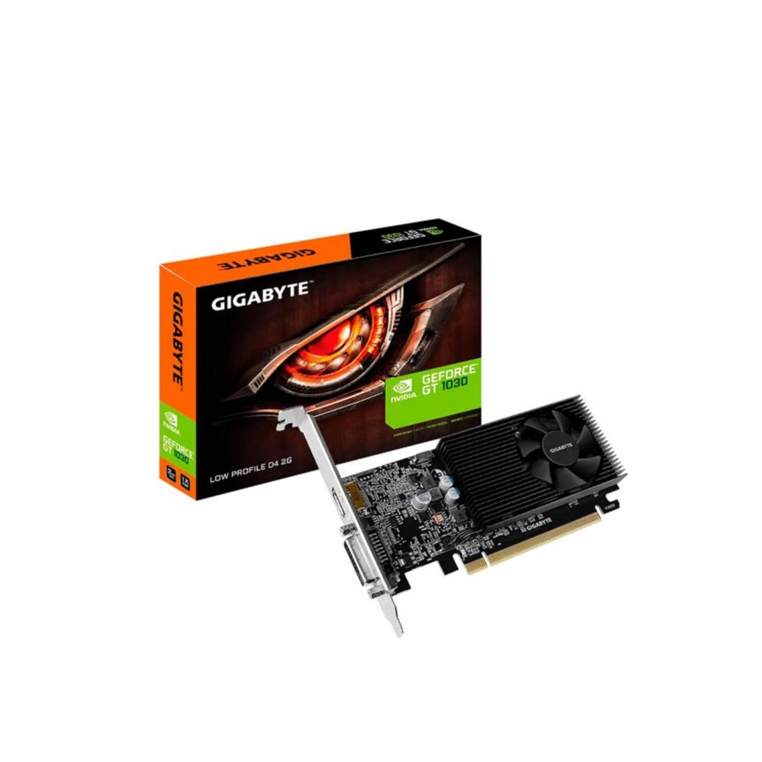 Placa de Video GIGABYTE NVIDIA GeForce GT 1030 Low Profile D4 2G